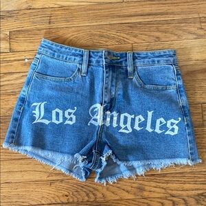 Fashion Nova Los Angeles Jean Shorts - 3